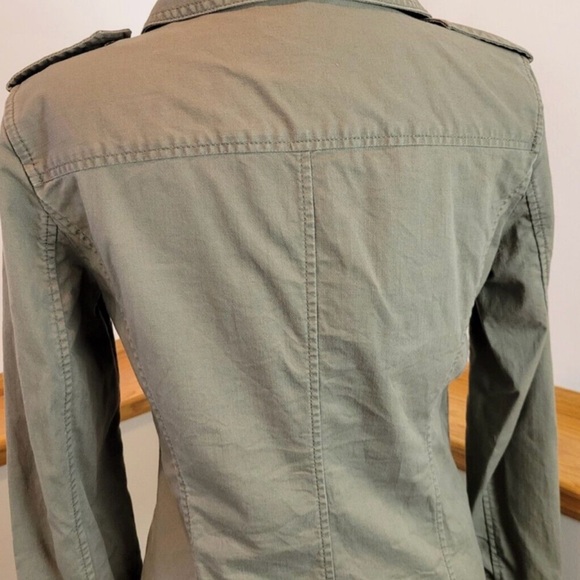 LOFT Women's Olive Military Jacket - XL - Picture 3 of 8